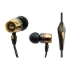 Hi-End наушники-гарнитура Monster Turbine Pro Gold Audiophile In-Ear Speakers ControlTalk для iPod/iPhone/iPad