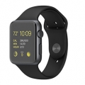 Apple Watch Sport 42mm with Sport Band Black, алюминий «серый космос» - Чёрный спортивный ремешок